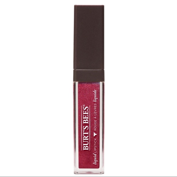 BURT'S BEES 100% Natural Moisturizing Liquid Lipstick - Rhubarb Rapids - NWT! - Picture 3 of 12